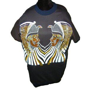 Egyptian Queen CLEOPATRA Black T Shirt MED/LARGE